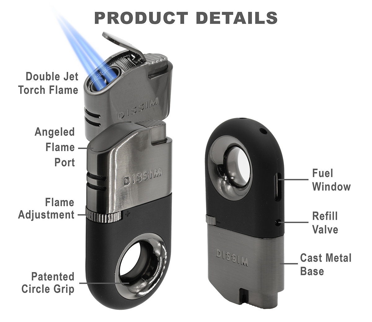 Executive Cigar Torch Lighter Elements